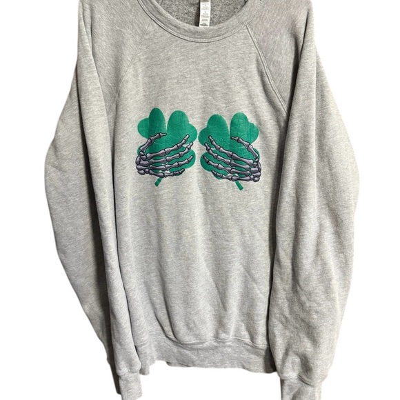 Bella Canvas Tops - Bella Canvas Gray Sweatshirt